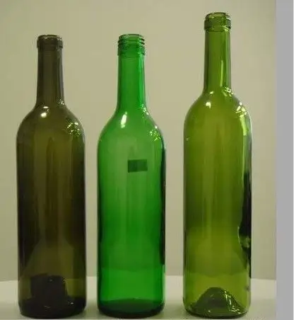 髙白料葡萄酒玻璃瓶墨绿色葡萄酒玻璃瓶来江苏玻璃瓶基地