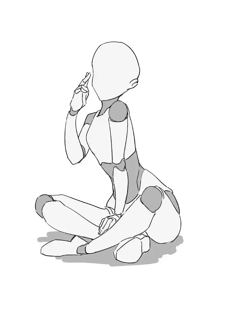 分享一下我的木偶人动态练习#画画 #人体 #绘画 #板绘  - 抖音