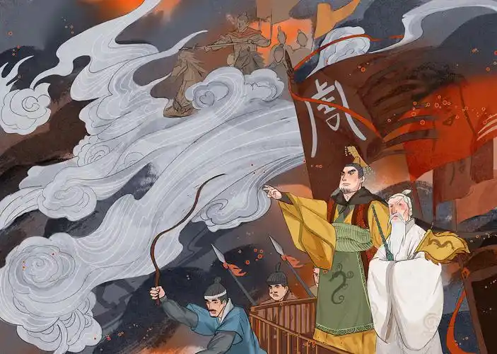 中国历史故事绘本插画创作