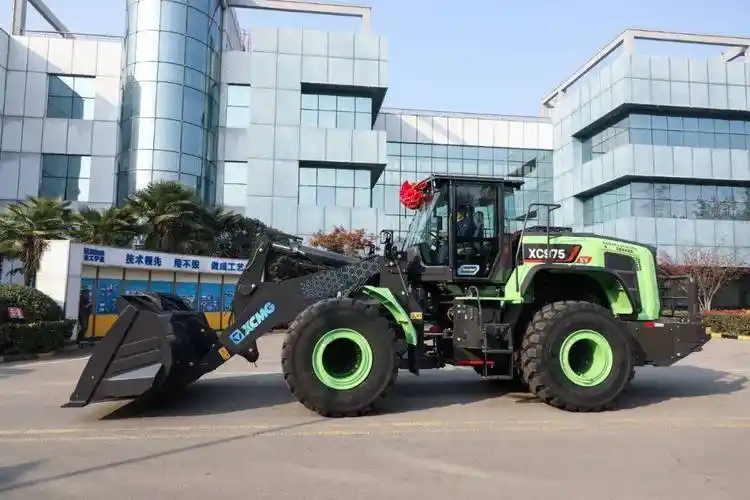 大吨位!徐工xc975-ev再次批量发车_智能_数字化_装载机