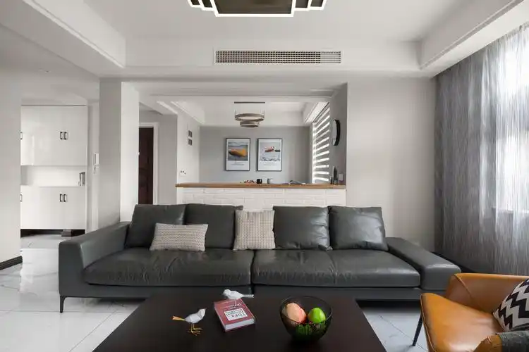 平简约四居装修效果图客厅现代简约客厅设计图片赏析