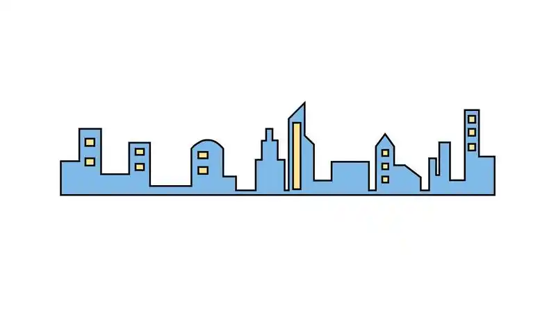 美丽的城市简笔画美丽的城市简笔画怎么画