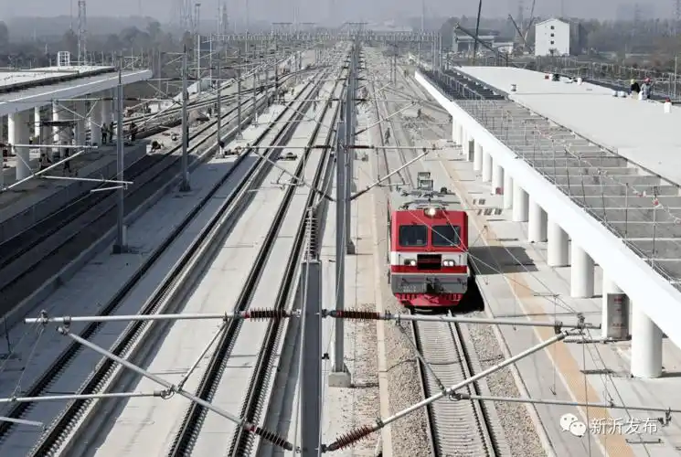 热滑试验了连徐高铁即将联调联试