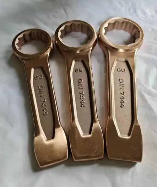 防爆防磁德标敲击梅花扳手德标敲击铜呆扳手安全无火花工具