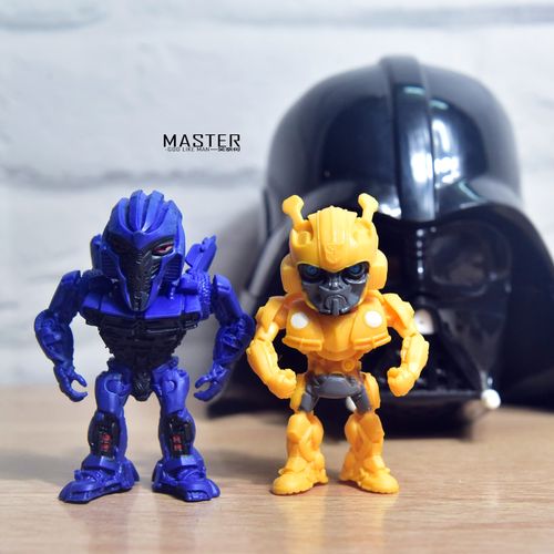 散货 变形机器人 可爱q版大黄蜂 卡通公仔模型手办摆件 玩具