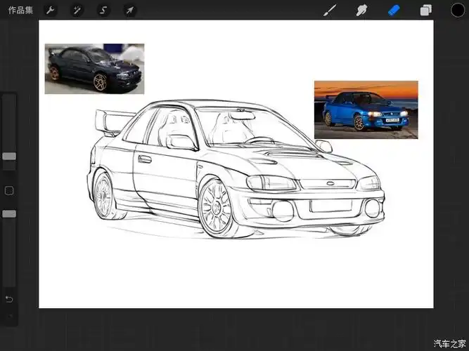 chensofficial向红发誓永不回头板绘98版斯巴鲁翼豹22b