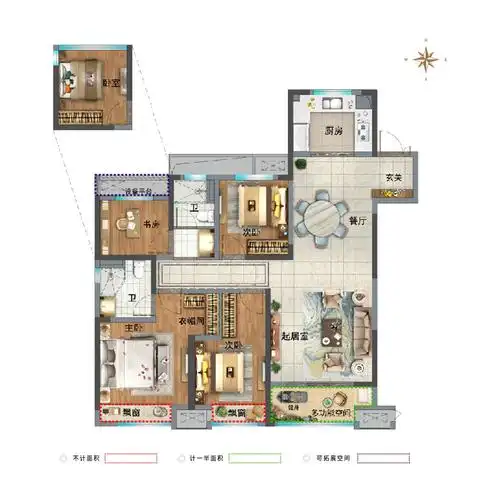 吾悦广场-吾悦华府户型图_南太湖
