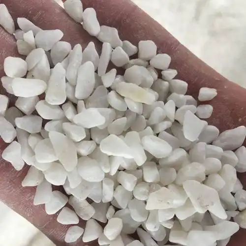 白色石子 厂家直销机制纯白色石子