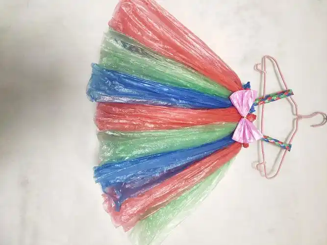 九狮鹰六一儿童节手工制作女生环保衣服材料diy男女童废物利用时装