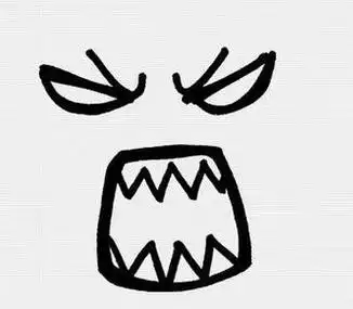 生气的嘴巴怎么画简单的,生气的嘴型