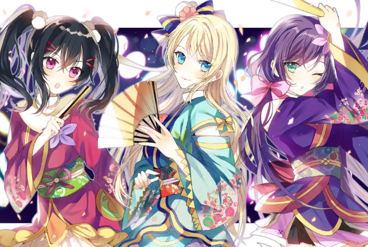 和风少女壁纸:不后悔遇见谁,只后悔,怎么成了现在的模样,回首往日