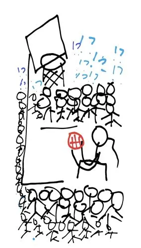 看图可知:围观群众真滴很多