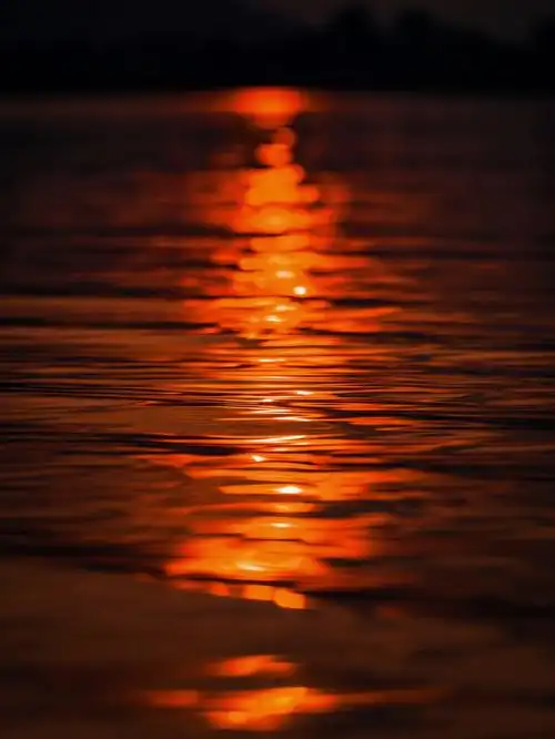 夕阳寻梦待落幕枫情凝露落叶霜