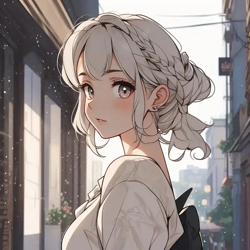 优雅卡通女生头像94 哇～这一组卡通女生头像真的太有气质啦!