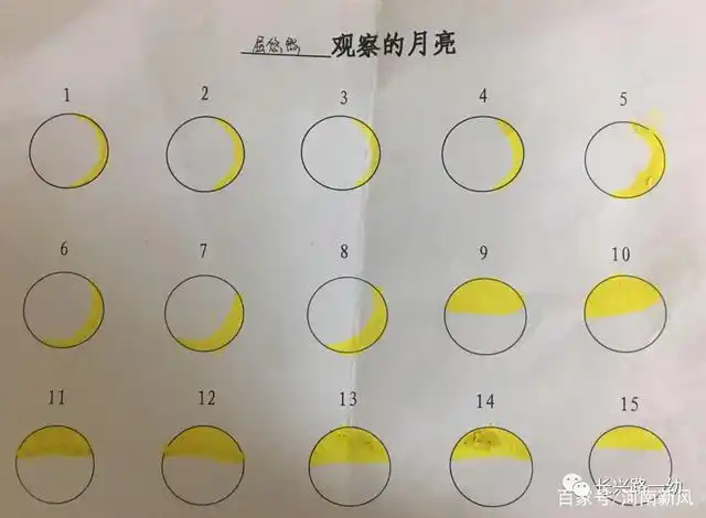 月亮,地球和太阳三者之间的关系;以及一个月之中,月亮自身变化的规律