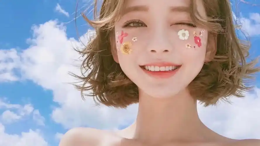 高清电脑壁纸 亲亲美女1