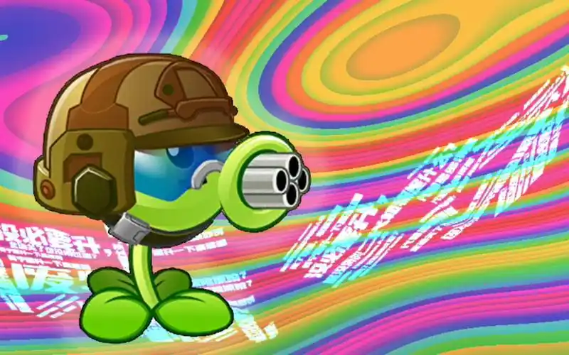 植物大战僵尸2里的机枪豌豆射手真的弱爆了