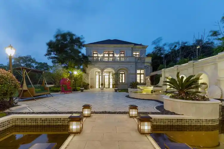 苏州绿城御园890平别墅装修实景