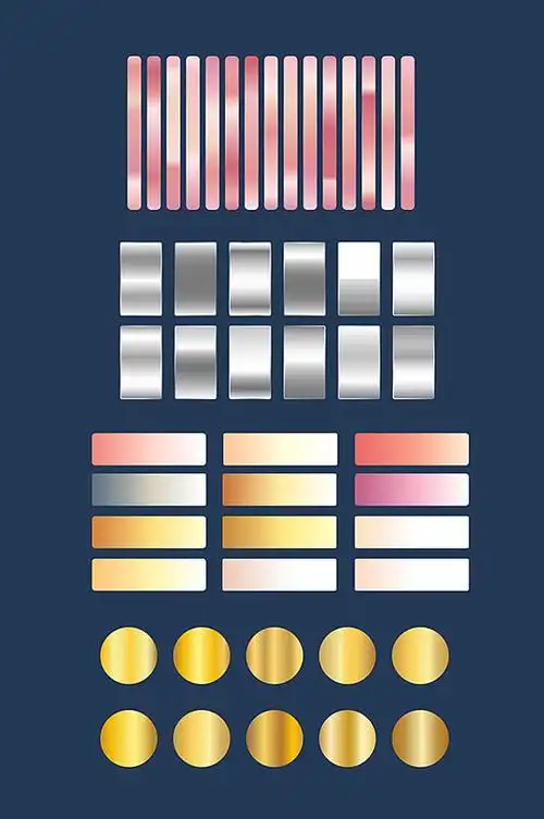 渐变色块矢量图片