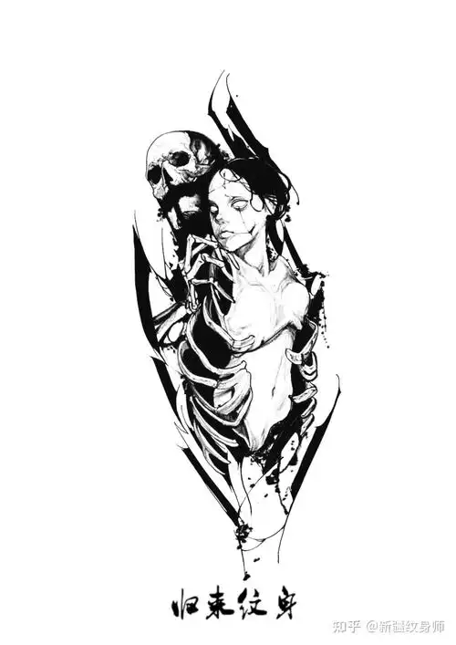 暗黑纹身手稿整理分享