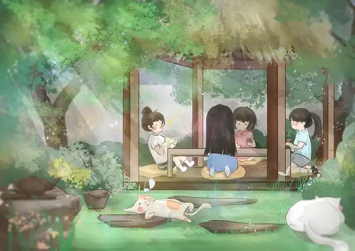 "我取"茶馆空间设计|插画|艺术插画|小苍tx - 原创作品 - 站酷 (zcool