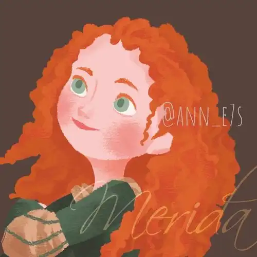 原创复古风的迪士尼公主最为特别乐佩罕见短发花木兰美出精髓