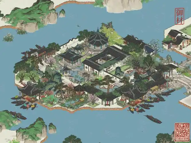 江南百景图绍兴府江南园林兰亭