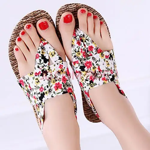 2016夏季糖果色休闲夹趾女凉鞋脚环绑带平跟平底大小码学生鞋子dr-znx