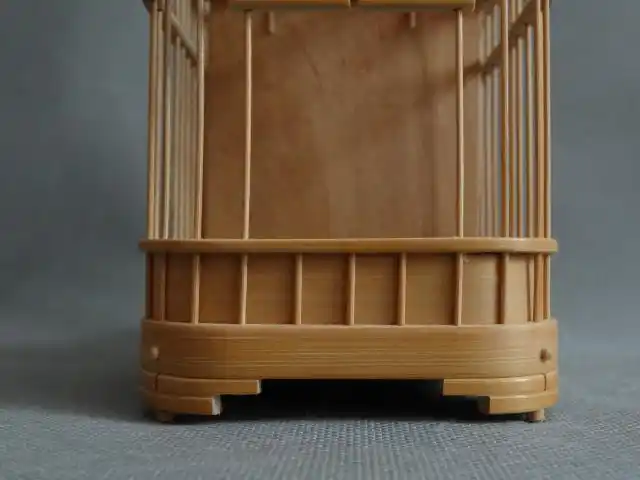 【蝈蝈笼】----全手工 双格提梁 竹蝈蝈笼----尤卫国出品