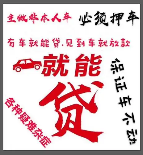 专业汽车抵押贷款 见车放贷 效率高