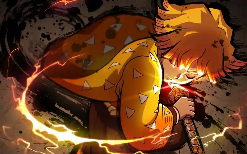 鬼灭之刃高燃雷之呼吸集中一点登峰造极没有人天生无用