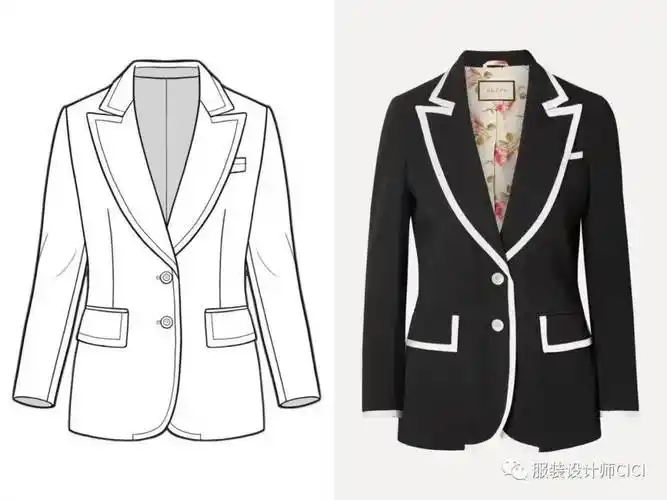 173款-风衣/大衣-平面款式图线稿合集!(素材)_公众_图片_服装