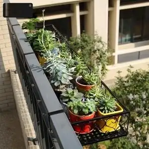 放在阳台的花盆架子