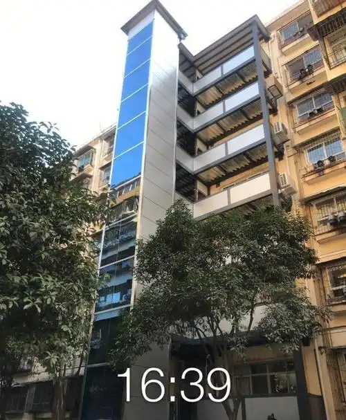 2021年宜昌市城区首部平层入户式电梯加装完毕