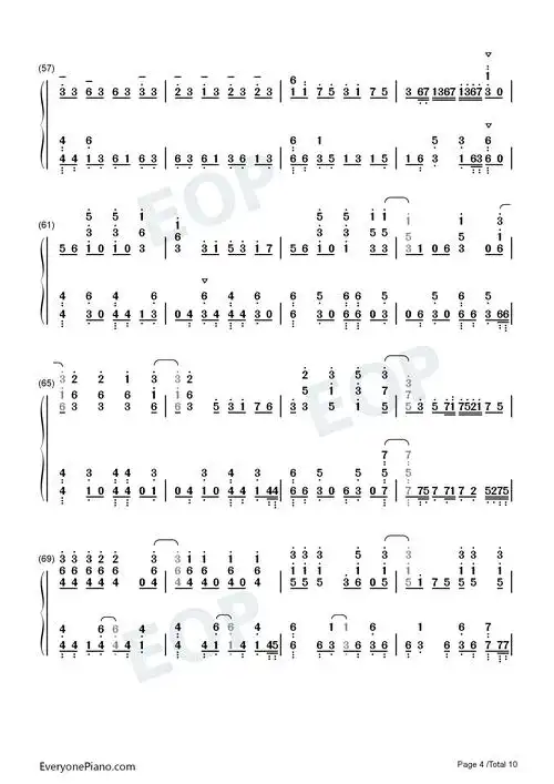 daylight钢琴简谱-mindaryn演唱4