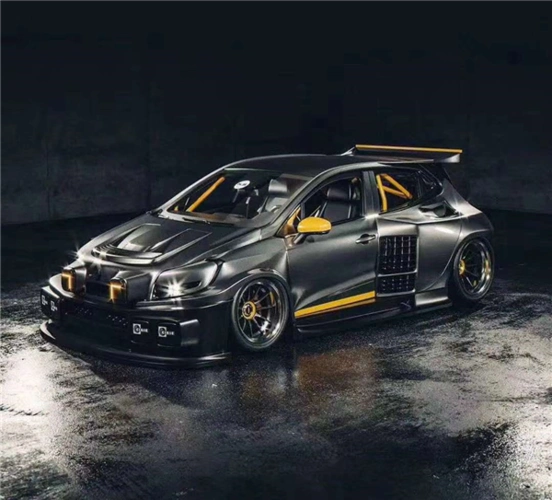 李洋分享高尔夫爆改气动避震低趴效果案例展示个性魅力