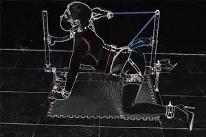 sm强制调教拘束罚跪k9刑具金属捆绑架驷马训练器自缚情趣女性用品