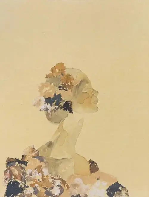 材料的时尚女画家杨洋作品欣赏