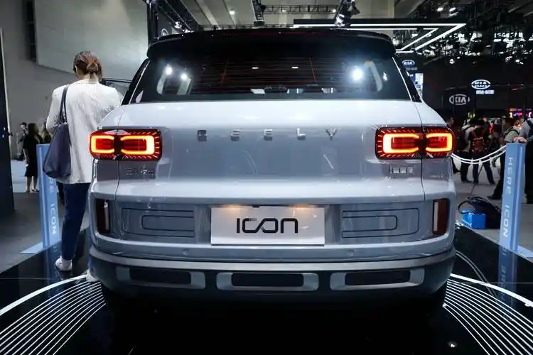 2019广州车展实拍吉利icon