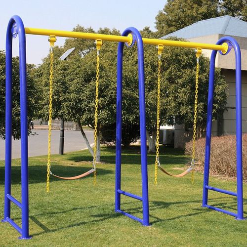 室外健身器材双位双人秋千户外路径儿童设施公园社区健身器材包邮