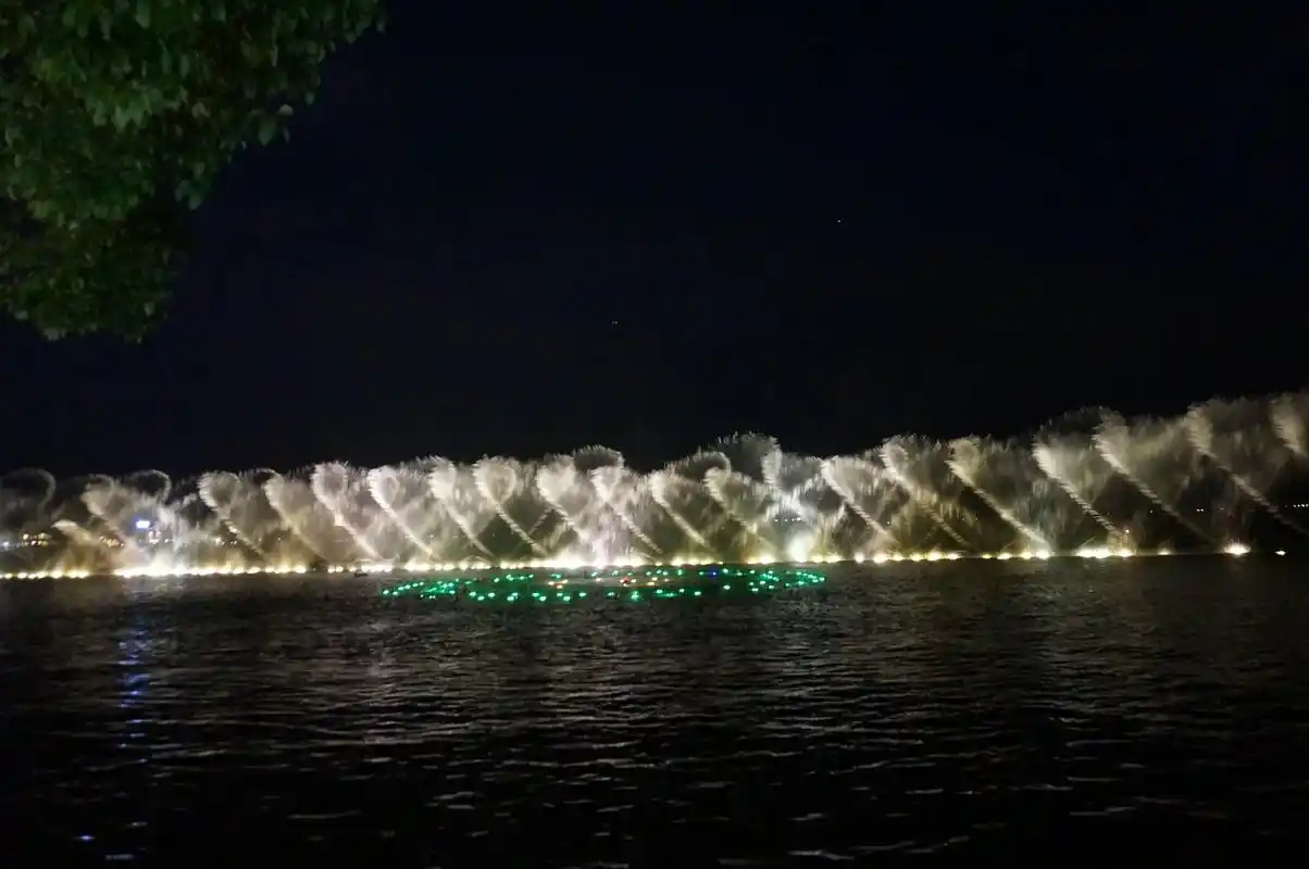 当年杭州行十八西湖音乐喷泉三