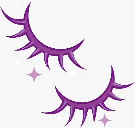 卡通假睫毛png下载