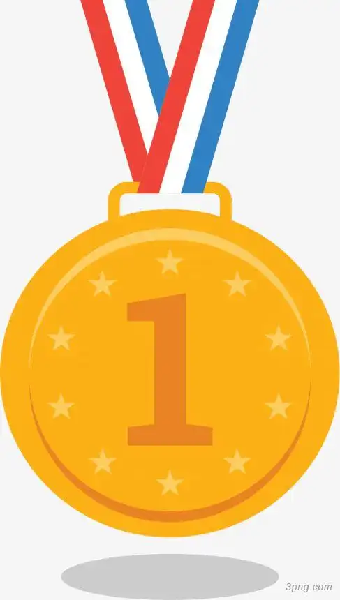 卡通奖牌矢量图下载