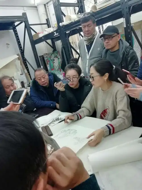 央美研修之三十一/贾云娣老师指导山水画之临摹