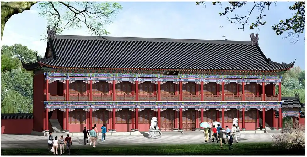 地审批下来了寺庙古建筑设计这样规划更合理