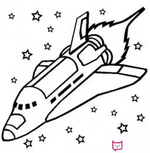 宇宙飞船简笔画 宇宙飞船简笔画彩色