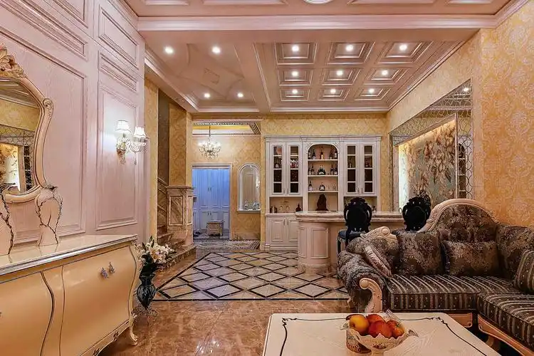 纳帕溪谷小别墅欧式新艺术风格装修完工效果图基本还原