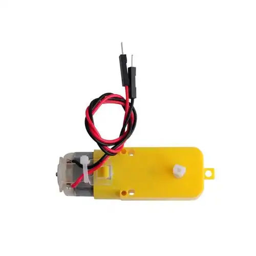 电机智能小车3v6v免焊接线直流tt减速马达电机