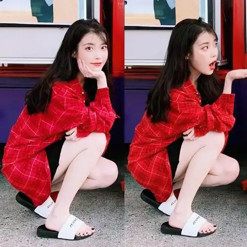 怎么满月社长iu穿马丁靴显得肉肉的?我偷偷低头看了看自己的小腿.