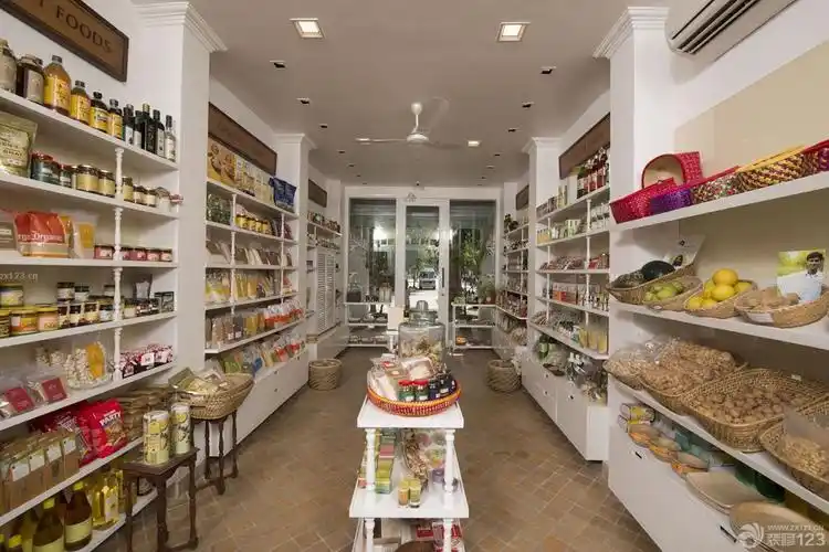 简约欧式风格小超市装修效果图_设计456装修效果图